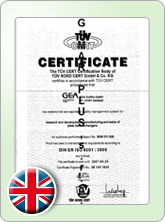 Certifikáty G-MAR