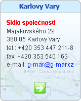 Sídlo společnosti Karlovy Vary